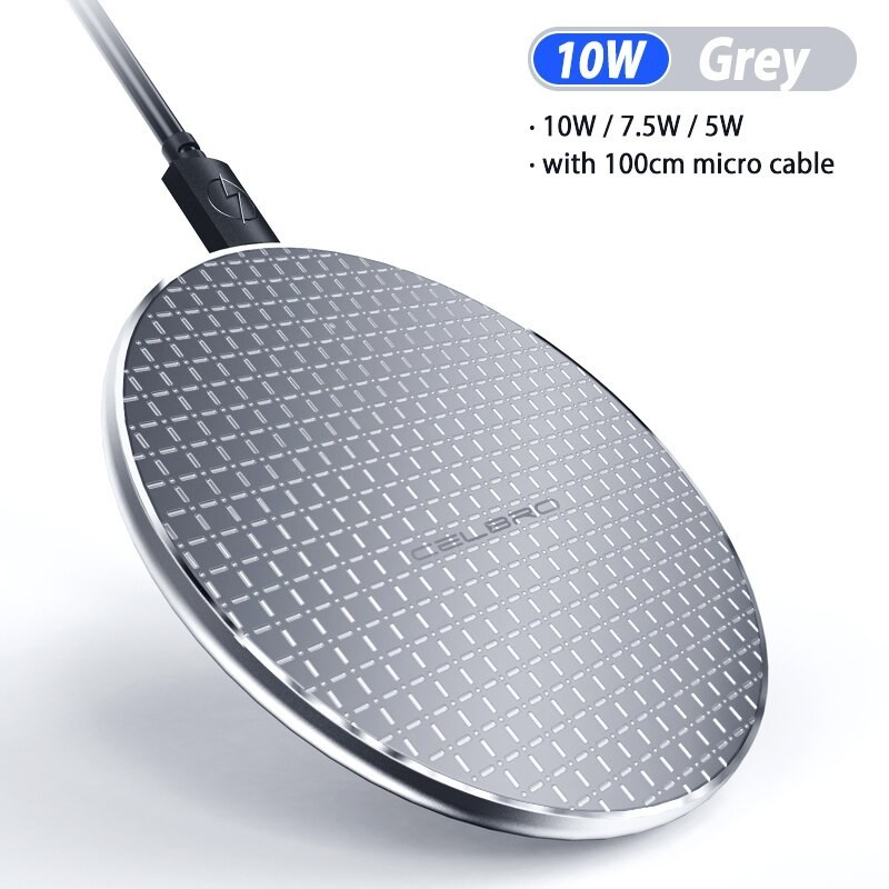 10W QI wireless charger - fast charging pad for iPhone - Samsung S20 - Note 10 Plus - Xiaomi MI 9Chargers