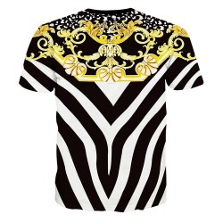 CamisetasCamiseta de lujo de impresión gráfica 3D - algodón premium