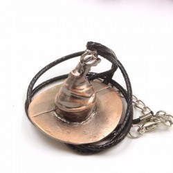 CollarCollar con un sombrero de bruja - cadena de cuerda