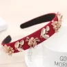 CabelloBanda elegante con cristales y perlas