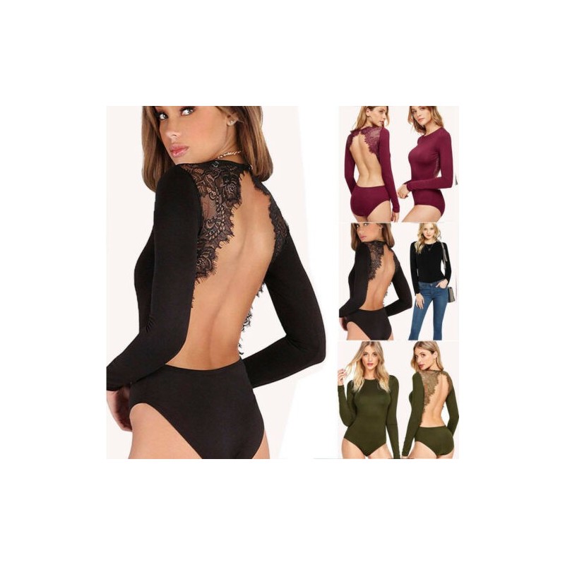 Backless Lace BodysuitLingerie Backless Lace BodysuitLingerie