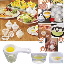 Moldeadores de huevosSeparador - cocina de huevo - vapor - herramienta de silicona 7 piezas