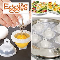 Moldeadores de huevosSeparador - cocina de huevo - vapor - herramienta de silicona 7 piezas