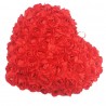 Heart shaped pillow with rosesCushions