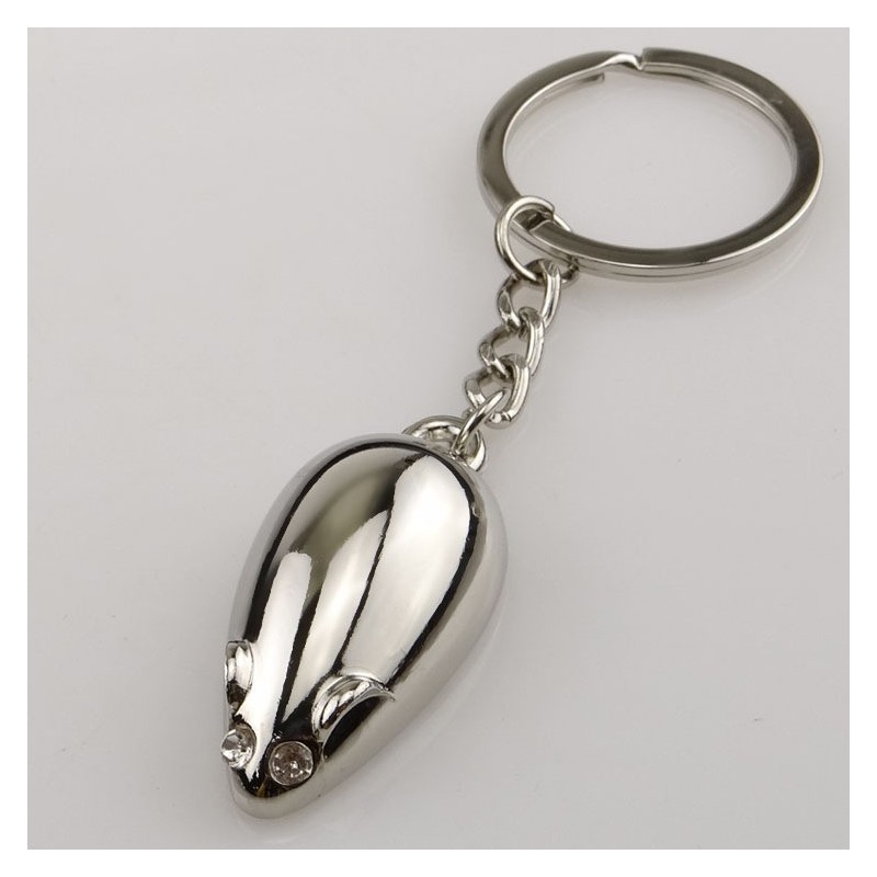 Mouse - metal keychainKeyrings