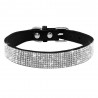 Collares & CorreasCollar de cuero con piedras preciosas para perros y gatos