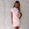 VestidosElegante mini vestido con cuello