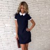 Elegant mini dress with a collarDresses