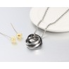 Endless Love - double circles necklace - 2 piecesNecklaces