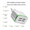 CargadoresCargador USB universal - 2 puerto / 4 puerto - luz LED - puerto multi