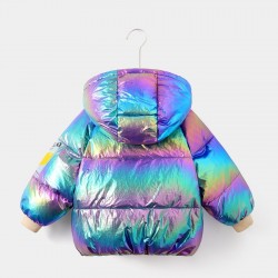Duck down jacket with hood - for kidsKids
