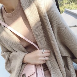 Chaquetasinvierno elegante abrigos de invierno - tamaño extra suave chaqueta de punto de alta gama para mujeres