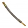 1pc 150mm stainless steel -braided flexible hose - car wheels tyre valve stems -extensions tube adapterWheel parts