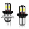 LucesH6 - BA20D - Hi-lo rayo - Bombilla de la cabeza de la motocicleta LED