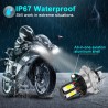 H6 - BA20D - Hi-lo beam - LED motorcycle headlight bulbLights