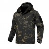 ChaquetasEjército - camuflaje - chaqueta impermeable con capucha y cremalleras