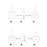 Bolsos de manoModa geométrica bolsa luminosa - reizable