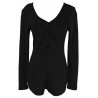 Cotton bodysuit with long sleeve and buttonsBlouses & shirts