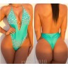 Baño y ropaTraje de natación sexy de una pieza con diamantes