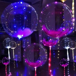 LED balloon luminous transparen air balloon - string light round bubble clear balloonBalloons