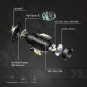 2pcs LED lamp super bright car fog lights - 12v 24v 6000k white car driving 21 3030-SMD running light auto led h7 bulbLights ...