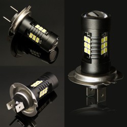 Luces & Iluminación2pcs LED lámpara super brillante coche fog luces - 12v 24v 6000k coche blanco conducir 21 3030-SMD luz de ...