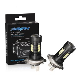 Luces & Iluminación2pcs LED lámpara super brillante coche fog luces - 12v 24v 6000k coche blanco conducir 21 3030-SMD luz de ...