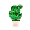 BrochesCactus de esmalte verde - un elegante broche