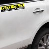 PegatinasNO OLD JUST CLASE - pegatina de coche 15.2CM * 3.3CM