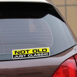 NOT OLD JUST CLASSIC - car sticker 15.2CM * 3.3CMStickers