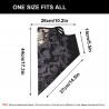 3D skull - scarf - neck / face cover - on-ear loops - windproof - breathableMouth masks