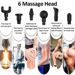 MasajeLCD Visualización Alta frecuencia Masaje de masajes cuerpo muscular relajante relajación 30 Velocidad Vibración