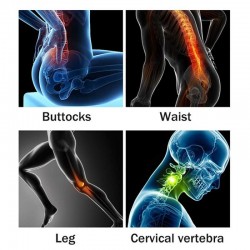 MasajeLCD Visualización Alta frecuencia Masaje de masajes cuerpo muscular relajante relajación 30 Velocidad Vibración