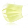Mascarillas bucalesmáscaras faciales / boca desechables - 3 capa - anti-polvo - anti bacteriano - amarillo premium