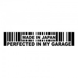 15.2 * 3cm - Made In Japan Perfected In My Garage - car stickerStickers