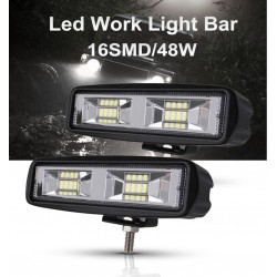 Barra de luces LED48W - coche Led fog lights - barra de haz para 4x4 camiones - jeep - ATV - SUV - DRL spotlight