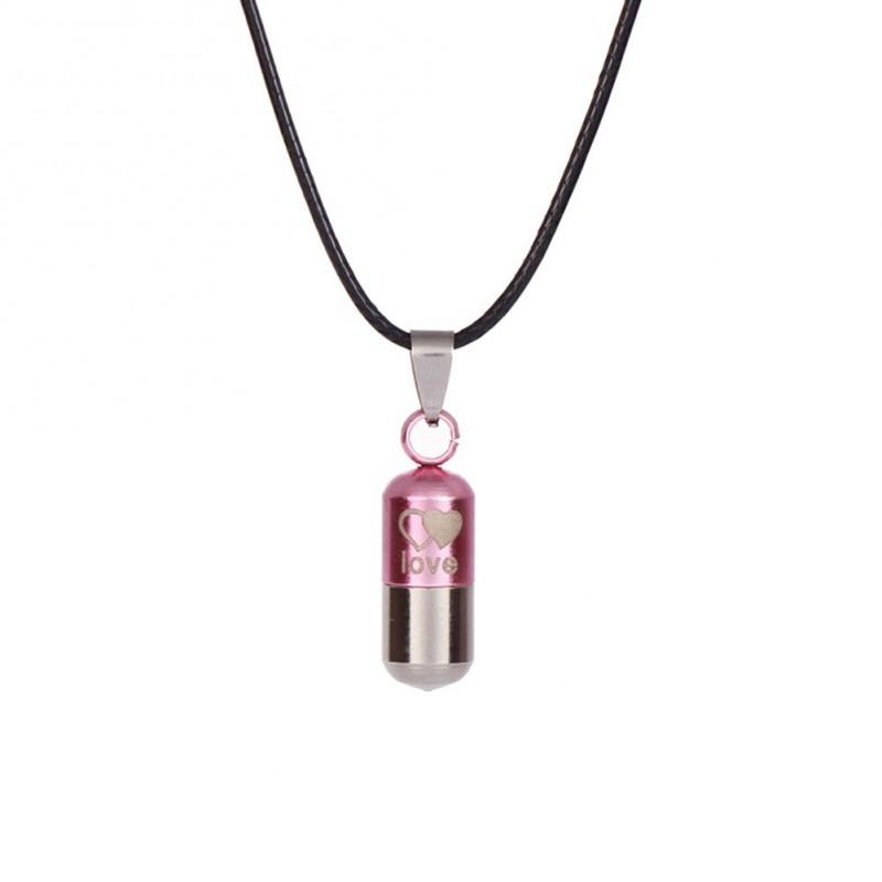 CollarAMOR - colgante de forma de cápsula - collar