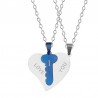 CollarTe amo - 2 piezas corazón & collar de llave - 2 piezas