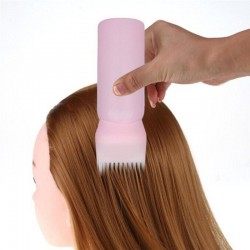 Tinte para el cabellobotella vacía con cepillo para tinte de pelo - contenedor 120 ml