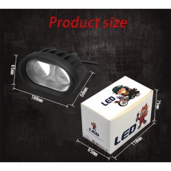 Luces & Iluminación20W 6D 12V 6000K - luz de trabajo para motocicleta - off-road trucks - ATV - SUV - retro LED bar - lámpara