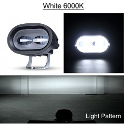 Luces & Iluminación20W 6D 12V 6000K - luz de trabajo para motocicleta - off-road trucks - ATV - SUV - retro LED bar - lámpara