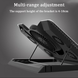 Soporteventilador de refrigeración de 12-17 pulgadas para MacBook & portátil - soporte - soporte ajustable