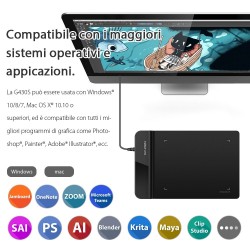 AccesoriosXP-Pen - 8192 nivel - 3 pulgadas - G430S - dibujo & tableta gráfica para OSU con stylus