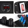 Electrónica & HerramientasPanel de conmutación - 5V - 4.2A - dual USB - 12V - LED - Voltímetro para coches - barcos - camiones