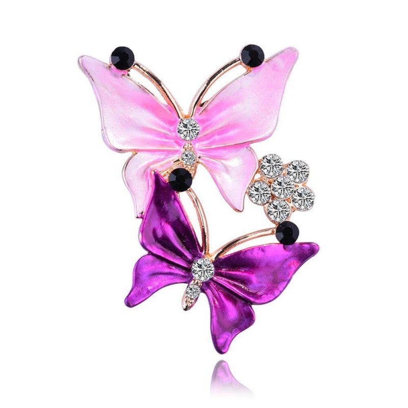 Crystal butterfly - luxury broochBrooches