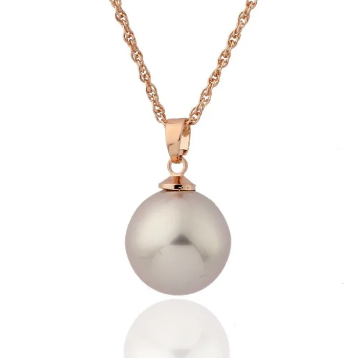 Collarcollares de perlas - 585 rosa oro