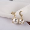 Star Moon Design Earrings - Drop StyleEarrings