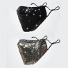 Mascarillas bucalesMáscara de algodón de moda con lentejuelas - antipollución - transpirable - protección