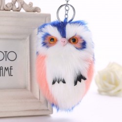 llaveroFluffy Owl - llavero de piel