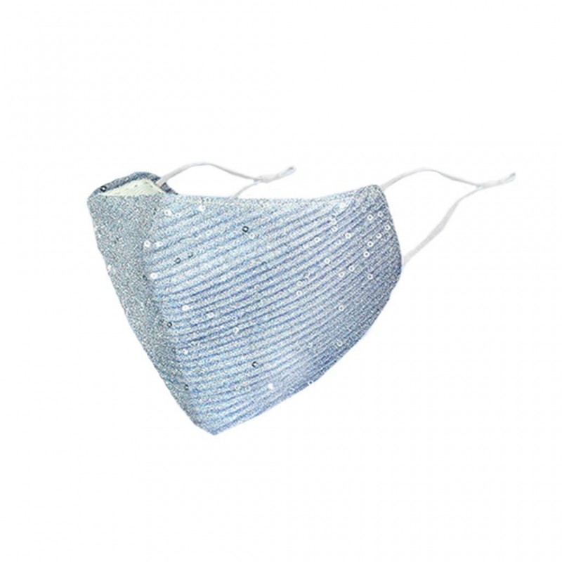 Mascarillas bucalesPM2.5 - anti-polvo - antibacteriano - reutilizable - máscara cara / boca con lentejuelas - lavable
